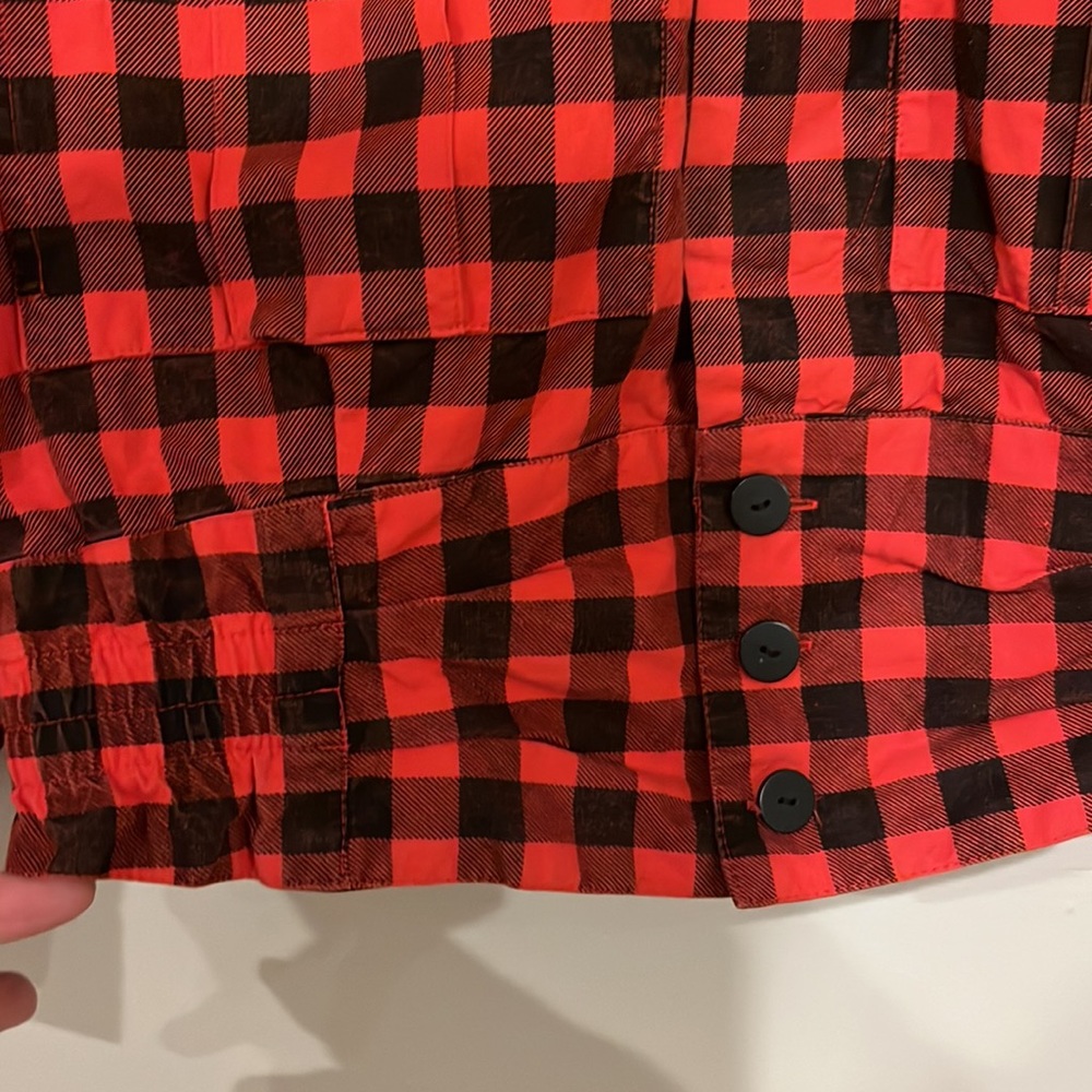 Vintage Buffalo Plaid 1980’s Button-Up, Made in Italy. - Picture 7 of 9